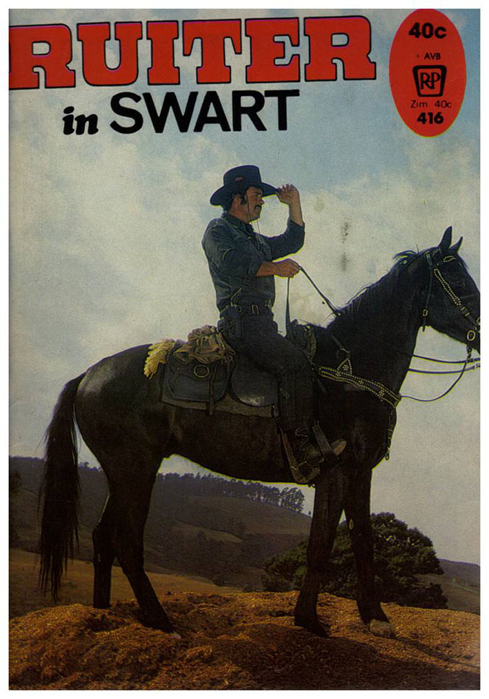 Ruiter in Swart